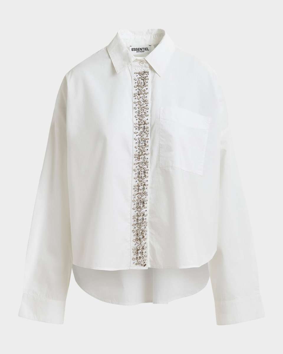Hilver Embellished Placket Shirt